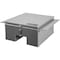 Buyers Products 12x24x22 Inch Diamond Tread Aluminum In-Frame Truck Tool Box with Notched Bottom 1705381 - alternate 4